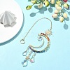 Chakra Gemstone Beads Pendant Decorations HJEW-JM01152-03-3