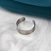 304 Stainless Steel Open Cuff Rings RJEW-G335-01A-2