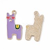 Alloy Enamel Pendants ENAM-C006-03KCG-02-1