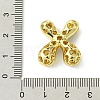 Rack Plating Brass Cubic Zirconia Pendants KK-S378-02G-X-3