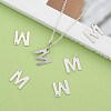 Tarnish Resistant 304 Stainless Steel Letter Charms STAS-O072-M-5