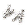 Ocean Brass Pendants KK-L266-02G-P-2