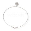 Brass with ABS Imitation Pearl Charm Bangles BJEW-Q350-05B-P-3