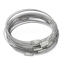 Steel Wire Bracelet Cords TWIR-YW0001-02A