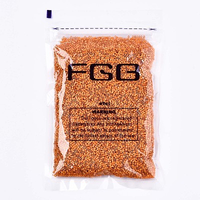 FGB 11/0 Grade A Baking Paint Glass Seed Beads SEED-S030-1028-1