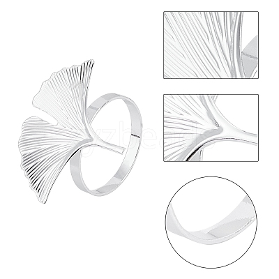 10 Pcs 5 Styles Alloy Napkin Rings AJEW-GF0002-72P-1