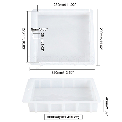 Wholesale DIY Soap Food Grade Silicone Molds 