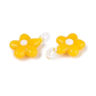 Handmade Lampwork Pendants LAMP-Q039-21C-1
