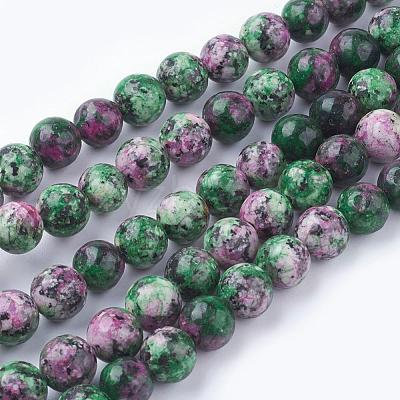 Natural Gemstone Beads Strands X-G-G086-8mm-1-1