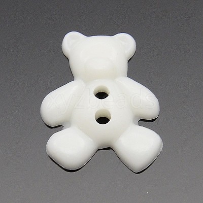 Dyed Mixed Shapes and Mixed Size Acrylic Buttons BUTT-X0035-1
