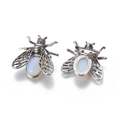 Opalite Brooches G-A176-D12-1-1