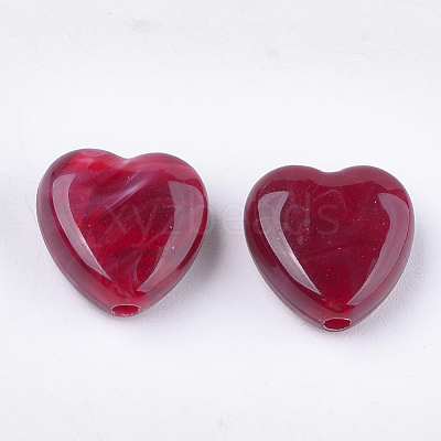 Acrylic Beads OACR-T011-38-1