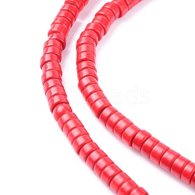 Synthetic Turquoise Beads Strands TURQ-G110-8x4mm-01-1