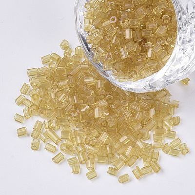 8/0 Two Cut Glass Seed Beads SEED-S033-11A-01-1