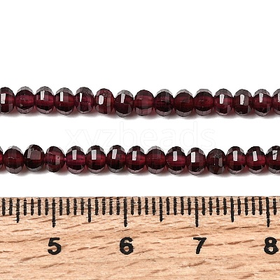 Natural Garnet Beads Strands G-K376-I01-3x4mm-1