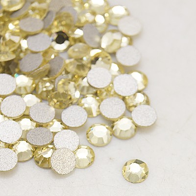 Glass Flat Back Rhinestone RGLA-C002-SS16-213-1