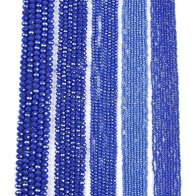 Electroplate Glass Beads Strands EGLA-A044-P2mm-A32-1