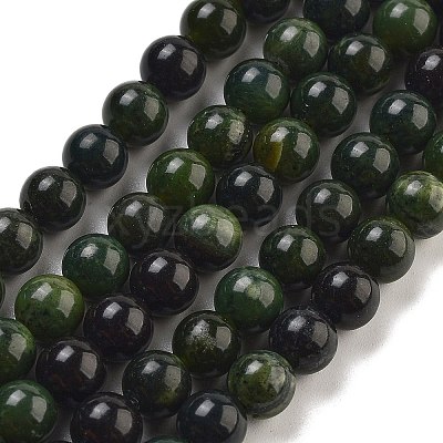Natural Canadian Jade Beads Strands G-NH0029-01A-1