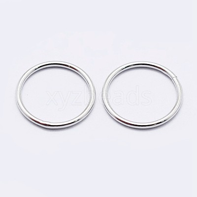 925 Sterling Silver Soldered Closed Jump Rings STER-F036-03P-1x6-1