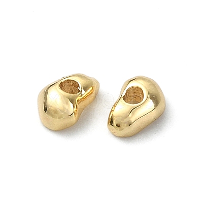 Rack Plating Brass Spacer Beads KK-B072-37G-1