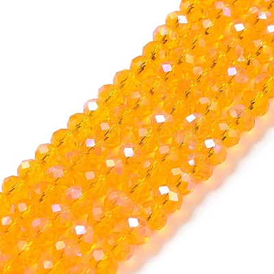 Electroplate Glass Beads Strands EGLA-A034-T2mm-L11-1