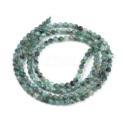 Natural Emerald Beads Strands G-R475-022A-1