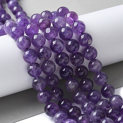 Natural Amethyst Beads Strands LS-G-S031-1-1