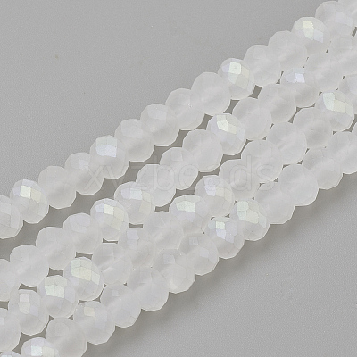 Electroplate Glass Beads Strands LS-EGLA-S141-6mm-01E-1