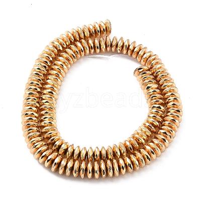 Electroplate Non-magnetic Synthetic Hematite Beads Strands G-L485-06C-LG-1