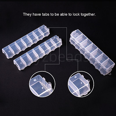 Plastic Bead Containers CON-PH0001-21-1