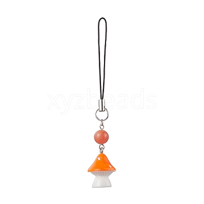 Opaque Resin Pendant Decorations HJEW-JM01712-05-1