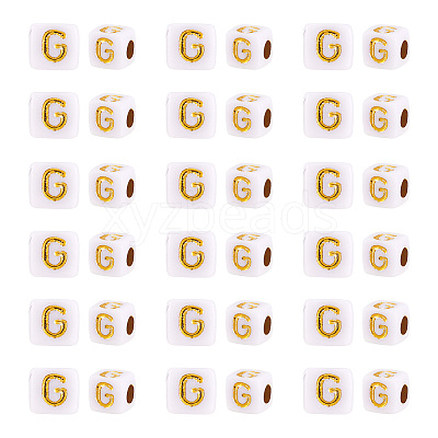 Opaque Acrylic Beads MACR-TAG0001-07G-1