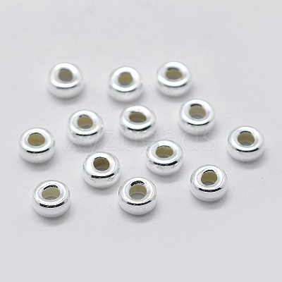 925 Sterling Silver Spacer Beads STER-K171-39S-02-1