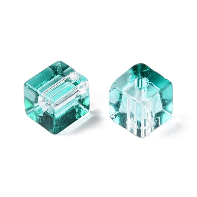 Baking Paint Transparent Glass Beads DGLA-N005-01A-04-1