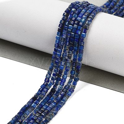 Natural Lapis Lazuli Beads Strands G-H042-B42-01-1