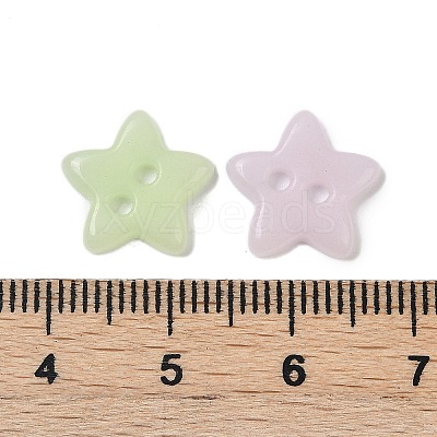 2-Hole Glass Buttons PORC-R010-12-1