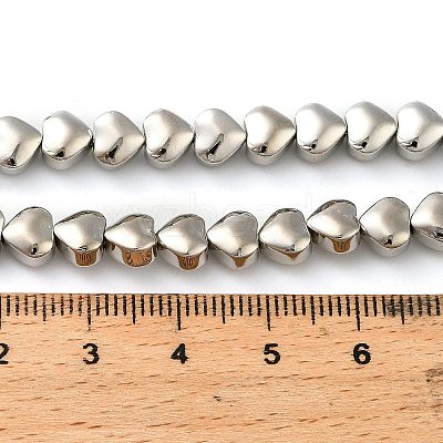 Electroplate Glass Beads Strands EGLA-H109-12D-01-1
