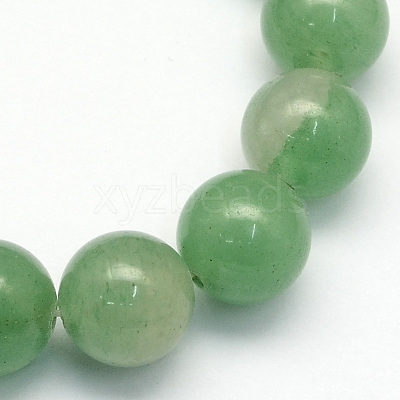 Natural Green Aventurine Round Beads Strands G-S150-4mm-1