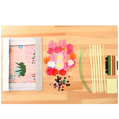 Creative DIY Flower Pattern Resin Button Art PW-WGE36EA-01-1