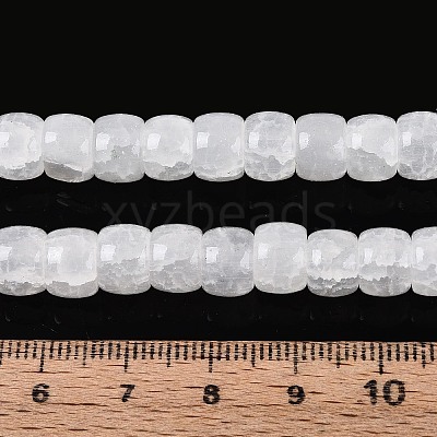 Baking Paint Crackle Glass Beads Strands DGLA-N019-02A-04-1