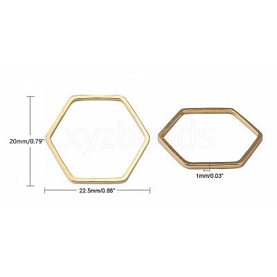 Brass Linking Rings X-KK-S327-03KC-1