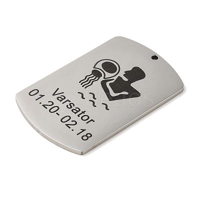 Non-Tarnish 304 Stainless Steel Pendants STAS-C098-01A-P-1