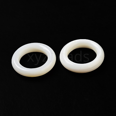 Natural White Shell Linking Ring SSHEL-M022-06A-1