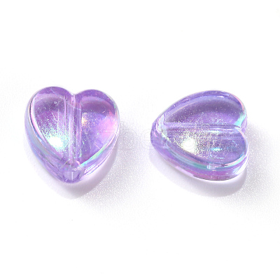 100Pcs Eco-Friendly Transparent Acrylic Beads TACR-YW0001-07D-1