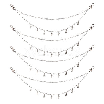4Pcs Brass Chain Belts HJEW-CA00099-1