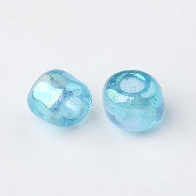 (Repacking Service Available) Round Glass Seed Beads SEED-C016-4mm-163-1