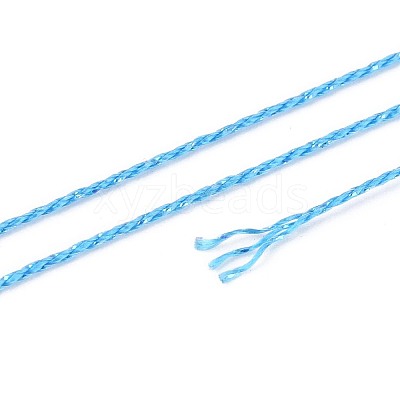 200M 6-Ply Sparkle Polyester Cord with Metallic Thread OCOR-T019-01A-16-1
