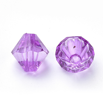 Transparent Acrylic Beads TACR-S146-6mm-19-1