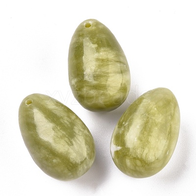 Natural Chinese Southern Jade Pendants G-P438-D-08-1