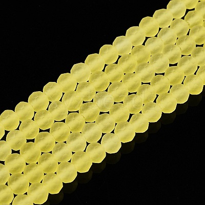 Transparent Glass Beads Strands EGLA-A044-T4mm-MD29-1